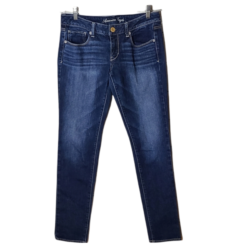 American Eagle Outfitters Stretch Skinny Leg Jeans, Size 8 Long